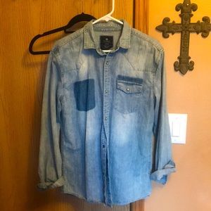 Cotton On oversized denim button down